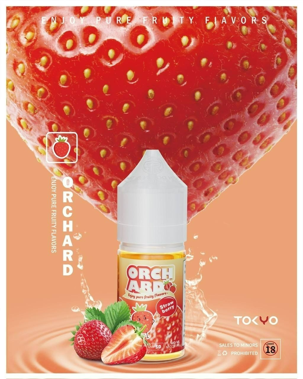 Orchard 果園 煙油（ 全系列無涼 ）  30ml 35mg