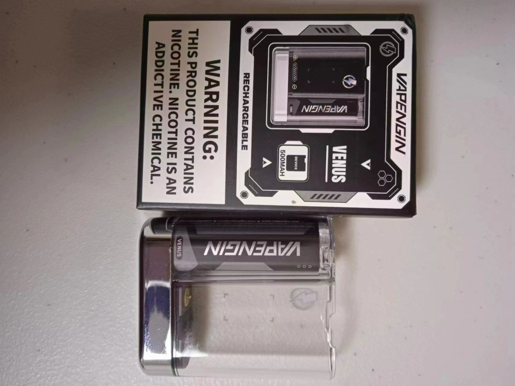 VAPENGIN 金星煙彈  時尚半透明曲面設計 獨立規格 需要另外購買主機（一盒2入）